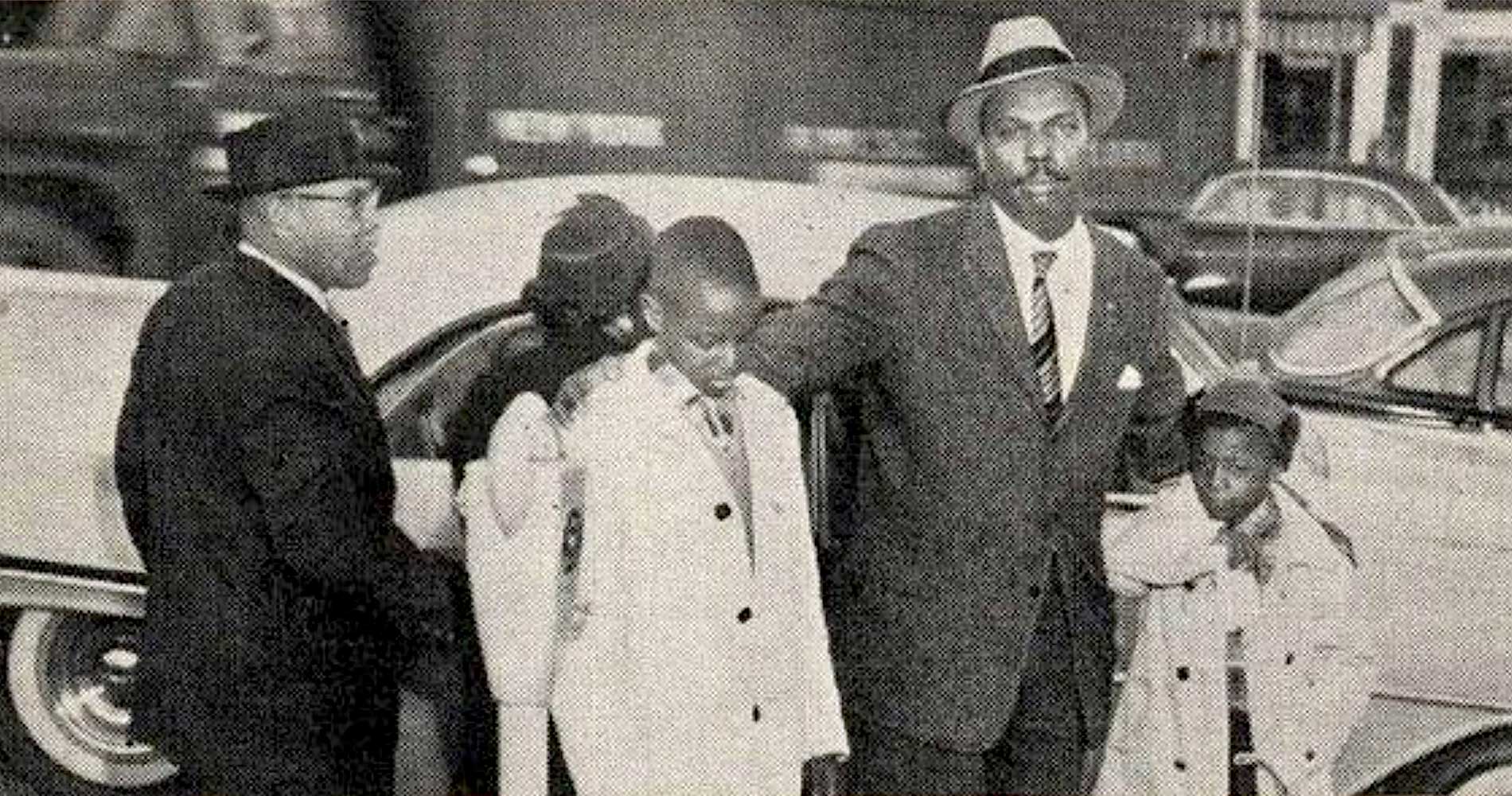 James Hanover Thompson and David Simpson after a failed hearing in the Kissing Case